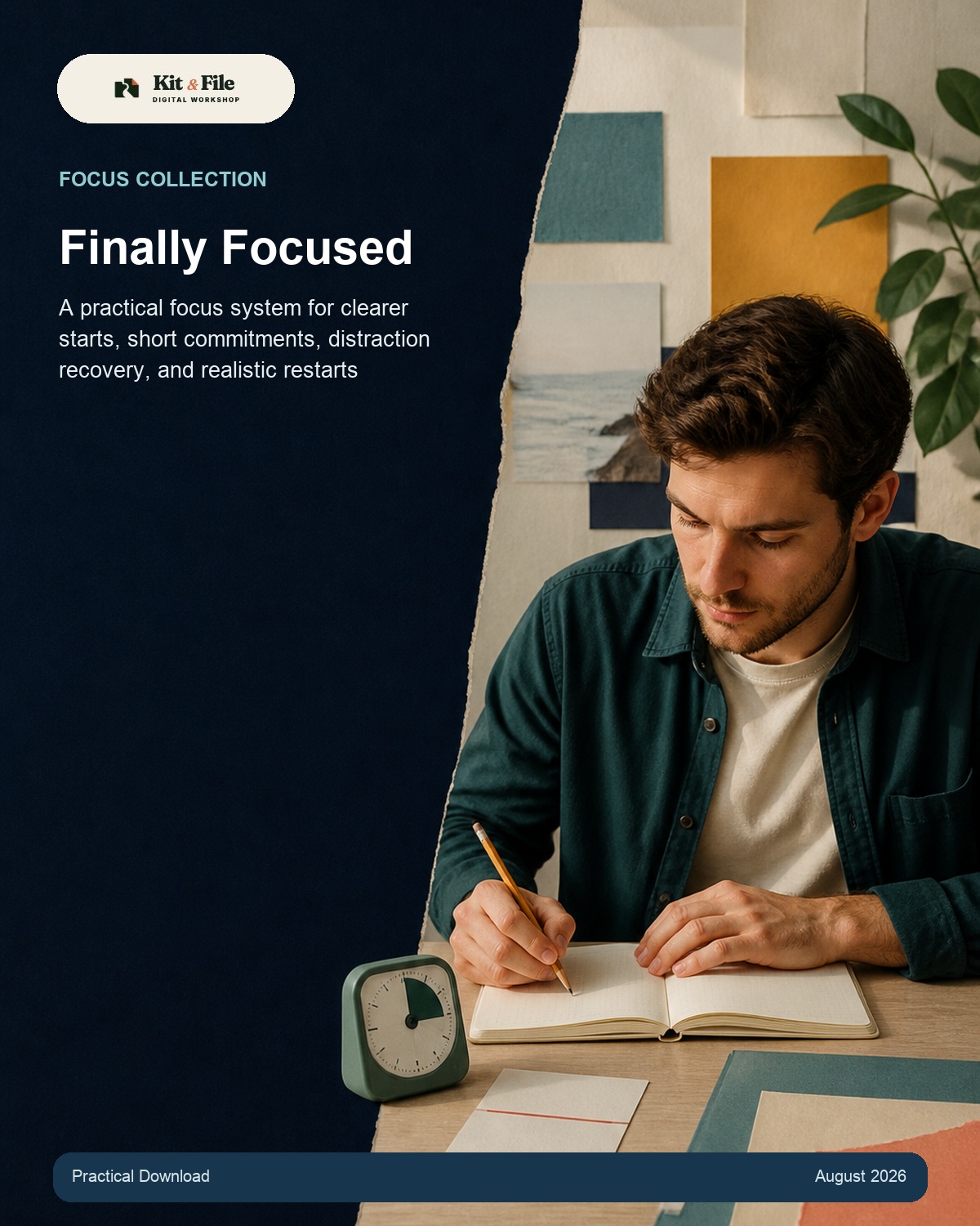 Finally Focused: The Anti-Procrastination Workbook cover